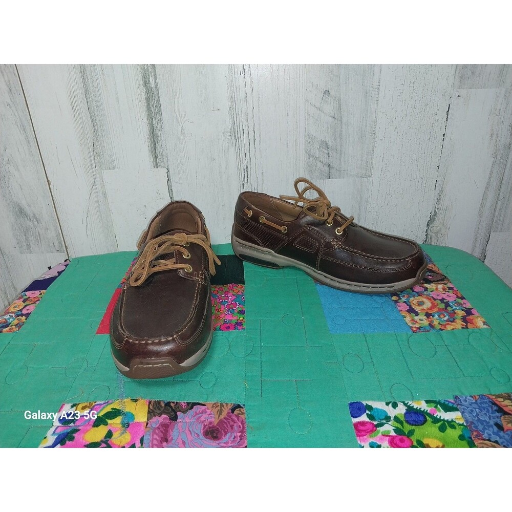 Dunham Captain Ltd. Boat Shoes Brown Leather CH0504 Men’s Size US 8.5 4E